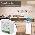 16A 20A 2-Way Control Tuya WiFi Smart Switch RF 433Mhz Relay Breaker Module Smart Life App Remote Works with  Home Alexa. 
