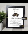 Hajj & ummrah  mubarak frame / customized frame / best gift for your loved ones. exclusive on daraz.pk. 
