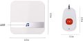 Wireless Caregiver Pagers Call Bell for Elderly Monitoring,Wearable SOS Call Button for Patients, Home Alarm System for Elderly. 