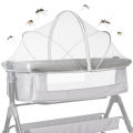 Baby Mosquito Net Tent Breathable Folding Crib Cover Bassinet Mosquito Net Cover for Travel Crib/Playpen. 