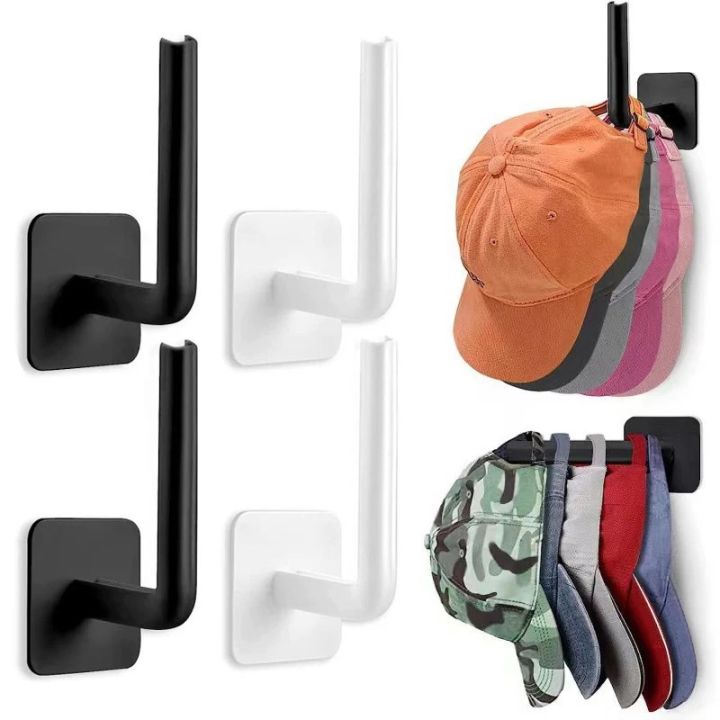 Baseball Cap Hat Rack for Wall Cap Hanger Storage No Drilling Hat ...