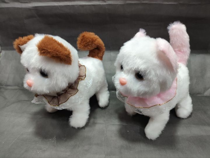 7"%20Inch%20Walking%20Plush%20Kitty%20Toy%20Stuffed%20Animal%20Electric%20Interactive%20with%20Dress%20Talking%20Musical%20Cute%20Plush%20Toy%20White%20Cat%20Tail%20Wagging%20Christmas%20Birthday%20Gifts%20for%20Kids%20Toddlers%20-%20Image%203