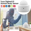 Tuya ZigBee Smart PIR Motion Sensor Human Body Infrared Detector Wireless Smart Home Security Smart Life Use With Zigbee Gateway. 