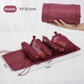4 in 1 Makeup Bags Detachable Cosmetic Bag Portable Large Capacity  Portable Folding Travel Cosmetics Storage Toiletry Bag. 