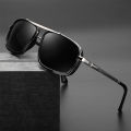 1/2/3PCS New Style Stylish Retro Car Sunglasses Thickened Double Beam Punk Men's Metal Sunglasses 877.
