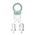 Baby Pacifier Fruit Feeder Baby Silicone Mesh Bag Pacifier Food-grade Fruit and Vegetable Feeder Nursing Toddler Teething Toys.