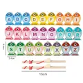Kids Wooden Fishing Game Toys Gifts Early Education Alphabet Numeric Cognitive Toys Children Interactive Games Toys for Gifts. 