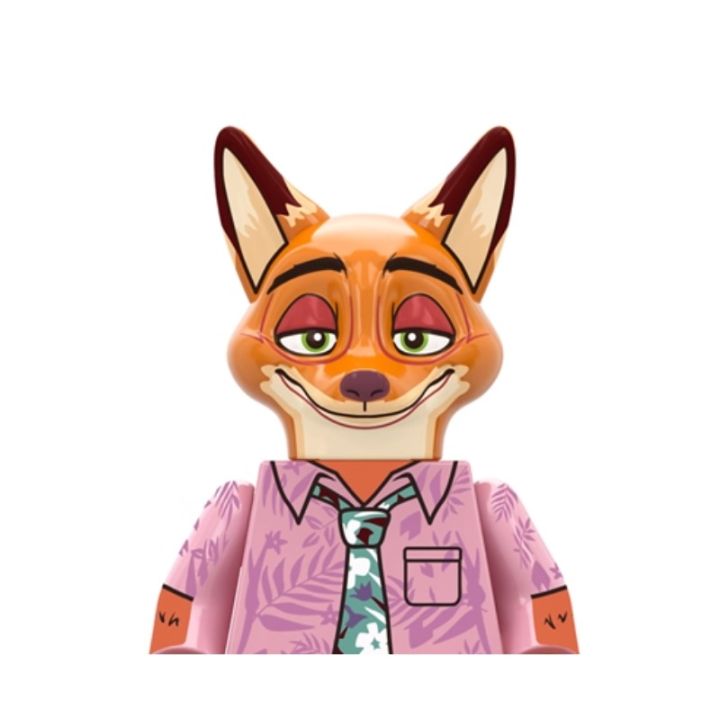 @@@2026！！New Zootopia Set Building Block The Zoo fox rabbit bear sloth ...
