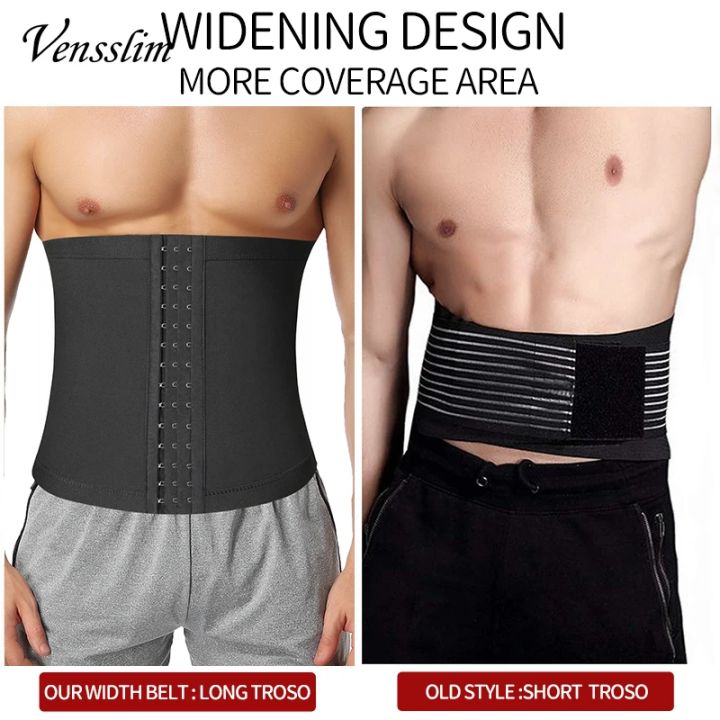 Vensslim%20Men%20Body%20Shaper%20Waist%20Trainer%20Slimming%20Belt%20Compression%20Corset%20Workout%20Sauna%20Sweat%20Bands%20Fitness%20Fat%20Burner%20Trimmer%20-%20Image%203