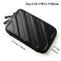 Eva Hard Shell 4-Slot Watch Case Portable Strap Data Cable Bag Waterproof Travel Watch Storage Zipper Box. 