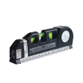 Laser Level Multipurpose Line Laser Leveler Tool Cross Line Lasers With 8FT 2.5M Standard Measure Tape and Metric Rulers. 