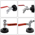 S60x6 Coarse Thread IBC Tank Tap Connecter X 1/2'' 3/4'' Water Coupling Adapter 1000L Garden Home Replacement Valve Fitting. 