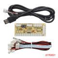 Diymore Zero Delay Arcade USB Encoder PC to Joystick for PC Mame Jamma Raspberry Pi & Other Pc Fighting Games. 