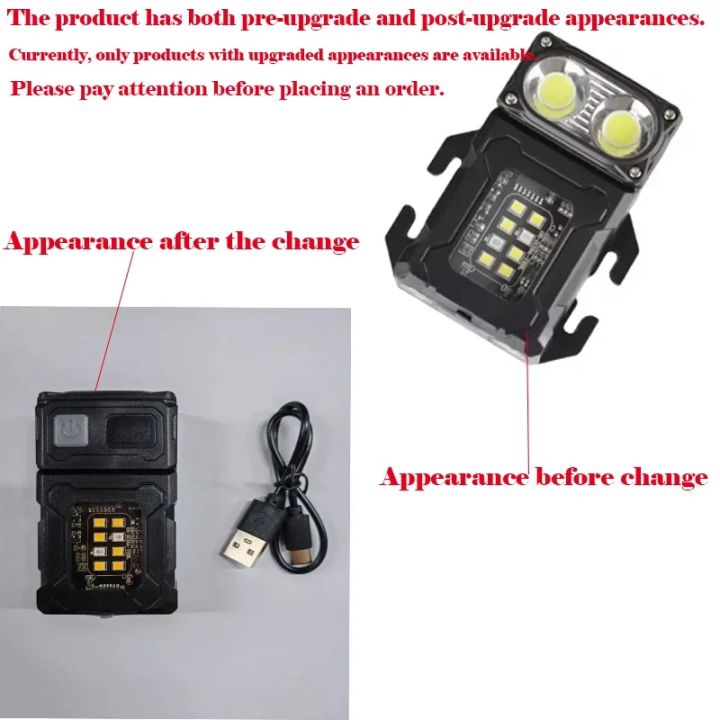 Multifunctional%20Ajustable%20Angle%20LED%20Flashlight%20Outdoors%20Mini%20Work%20Light%20Portable%20Magnet%20USB%20Rechargeable%20Camping%20Light%20-%20Image%205