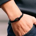 Noter Thin Thread Bracelet For Men Handmade Braided String Charm Braslet Outdoor Survival Braclet Stylish Knot Nautical Pulsera. 