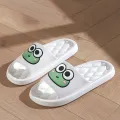 Summer Beach Slides Bathroom Anti Slip Slipper Non-Slip Home Flip Flops Cartoon Frog Soft Sandals. 