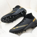 Premium high-top football shoes FG long studs and TF short studs, suitable for both men and women, offer comfort. Sole spikes. 