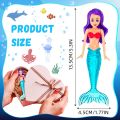 4pcs Mermaid Dive Toys Set Glow in the Dark Lights up Bath & Swimming Pool Outdoor Games for Toddlers Boys Girls Teens & Adults.
