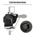 Andoer Portable Smartphone Teleprompter Prompter with Phone Holder Remote Control for Video Recording Live Streaming Interview.