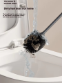 Luxury Silicone Toilet Brush With Base Set Household No Dead Angle Toilet Cleaning Brush Bathroom Scrubber Bathroom Accessories. 