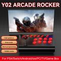 Wired Game Joystick Retro Arcade Console Rocker Bluetooth Fighting Controller 2.4G Gaming Joysticks for PS4/PS3/Xbox One/Switch.
