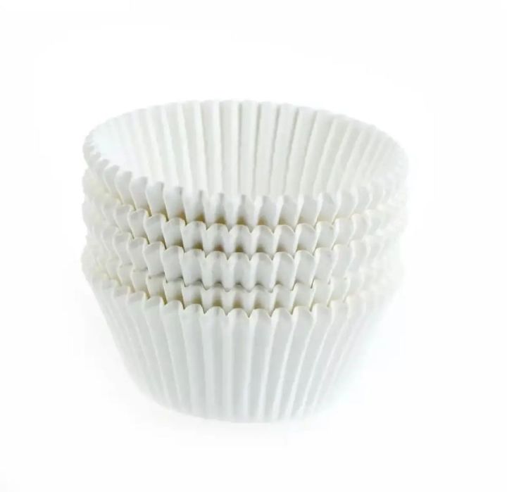 100Pcs Pure White Cupcake Liners Food Grade Paper Cup Cake Baking Cup Muffin Kitchen Cupcake Cases Cake Molds