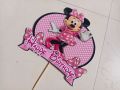 mini mouse theme cake topper. 