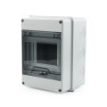 IP65 Waterproof Distribution Box HT-5/8/12/15/18/24 Way ABS Plastic Material Transparent Visual Window Wall-mounted Outdoor Use. 