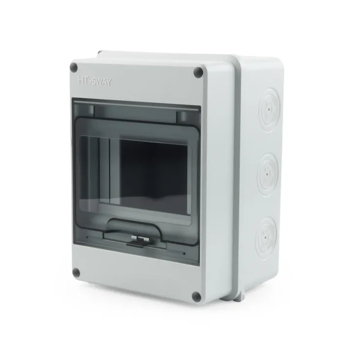 IP65%20Waterproof%20Distribution%20Box%20HT-5/8/12/15/18/24%20Way%20ABS%20Plastic%20Material%20Transparent%20Visual%20Window%20Wall-mounted%20Outdoor%20Use%20-%20Image%202
