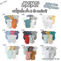 Mamas & Papas bodysuit kids clothes infant clothing baby bodysuit jumpsuit infant bodysuit baby girl clothing sets newborn baby clothes 5 PCs sets. 