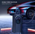 12v Car Air Pump, 4 Tyre Pressure Modes, 2X Faster, Smart Tyre Air Compressor, 3 Nozzles, Auto Shut Off Pump for Cars, Bike, Cycles. 