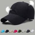 2026 New Summer Men Women Snapback Quick Dry Mesh Baseball Cap Sun Hat Bone Breathable Hats Adjustable Outdoor Hat.