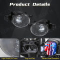 2Pcs Car Fog Lamps Front Bumper Daytime Running Lights DRL For Nissan X-Trail Altima Sylphy Almera QASHQAI March Pathfinder 12V. 