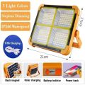 200w Rechargeable Solar Flood Light Outdoor Portable LED Reflector Spotlight Rechargeable Projector Floodlight Construction Lamp. 