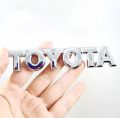 Different Size Toyota Original Car monogram Logo Emblem (1 Pis) 3D Sticker Nickel Plastic Car accessories Decoration Item.