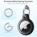 Waterproof Cover for  Airtag Holder Keychain with Anti-Lost Keyring Hard TPU AirTag Case for keys bag pet collar Suitcase. 