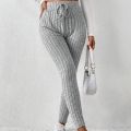 Women Striped Leggings Fitness Elastic Yoga Leggings High Waist Butt Lift Gym Trainning Tights Fashion Thread Slim Trousers. 
