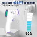 AiQUE Rechargeable Infrared Thermometer Forehead Digital Non-Contact medical Termometro Body Fever Baby/Adult Temperature. 