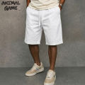 Summer Mens Solid Cotton Short Pants Lightweight Gym Man Casual Oversize Linen Pants Men Jogger Beach Hawaiian Loose Short Man. 