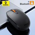 Baseus F01B Mouse Wireless Bluetooth 5.0 Mouse 1600 DPI Silent Click For MacBook Tablet Laptop PC Gaming Accessories 2.4G Mouse.