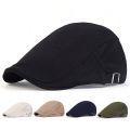Men Light Board Solid Color Newsboy Caps British Painters Hats Spring and Summer Adjustable Flat Cap Hip Hop Berets.