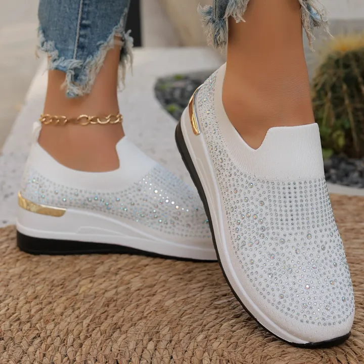 Orange%20Rhinestone%20Casual%20Sneakers%20Breathable%20Wedge%20Women%20Lightweight%20Shoes%20Slip%20On%202024%20New%20Comfortable%20Spring%20Mesh%20Sports%20Shoes%20-%20Image%206