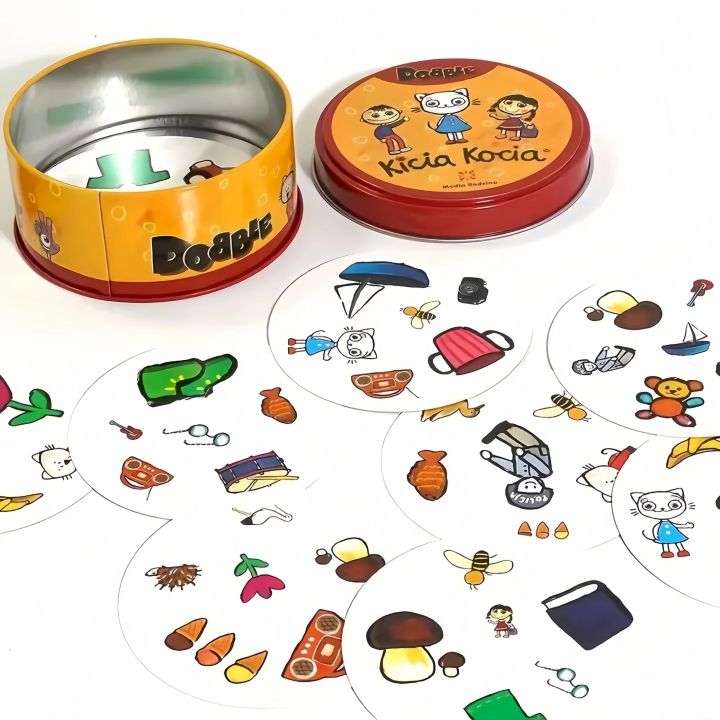 Spot It Doubble Game Card Multiplayer Party Family Gathering Find The Difference Board Game Card Cartoon Kids Educational Gifts