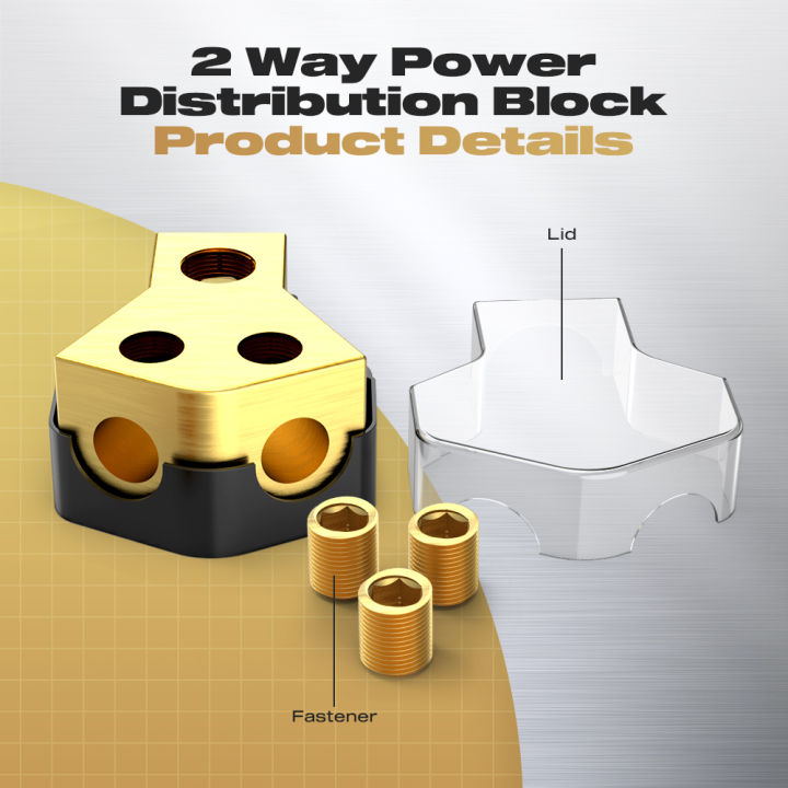 Distribution%20Block%20Car%20Audio,%202%20Way%200/2/4%20Gauge%20in%204/8/10%20Gauge%20Out%20Amp%20Power%20Distribution%20Block%20Car%20Audio%20Splitter%20for%20Vehicles%20-%20Image%203