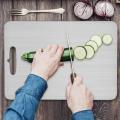 Titanium Cutting Boards for Kitchen Double-Sided Chopping Board Food Grade Cutting Mat Serving Tray Fruit Meat Chopping Board. 