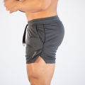 GITF Mens Gym Training Shorts Men Sports Casual Clothing Fitness Workout Running Grid Quick-Drying Compression Shorts Athletics.