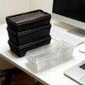 10pcs\set Long DIMM Memory Holder Clamshell Protective Storage Case for DDR DDR2 DDR3 DDR4 DDR5 RAM Module. 