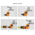 Garden Hose Connector Faucet Adapter For 1/2 Inch Hose Reel Cart Plastic Click-lock Quick ConnectionFor Watering Irrigation. 