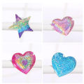 Glitter Magic Crystal Love Star Sticker 3D Shiny Gem Three-Dimensional Sticker Phone Notebook Diary DIY Gift Decoration For Girl. 