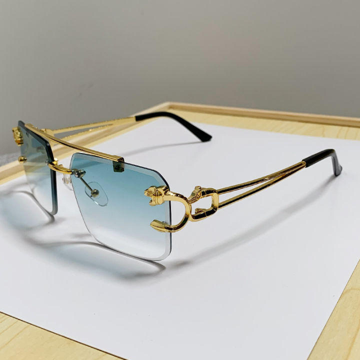 Hiking%20High%20Quality%20Double%20Bridge%20Anti%20Light%20Glasses%20Women%20Square%20Large%20Frame%20Metal%20Eyewear%20Fashion%20Gradient%20Color%20Shades%20UV400%20-%20Image%205